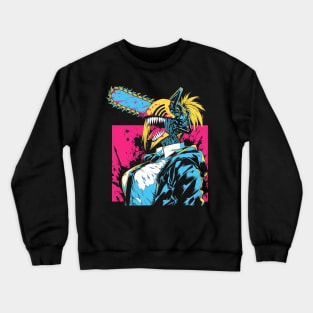 denji - chainsaw man Crewneck Sweatshirt